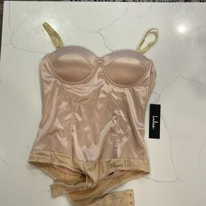 NWT Lulus cami / bodysuit Beige- medium